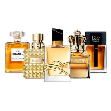Combination of 5 perfumes – Chanel, Valentino, YSL, Scandal and Dior